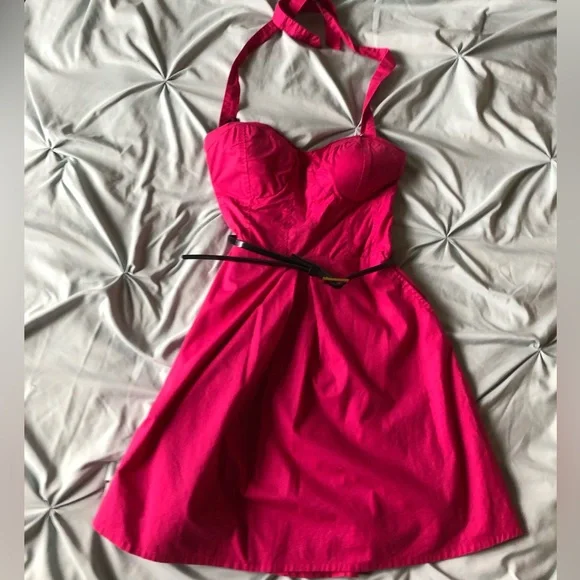 Guess | Dresses | Pink Cotton Guess Halter Dress | Poshmark Guess | Dresses | Pink Cotton Guess Halter Dress | Poshmark